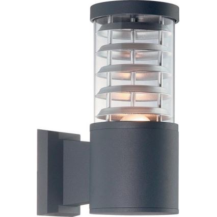 Ideal Lux - Udendørs væglampe TRONCO 1xE27/42W/230V IP44 antracit