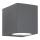 Ideal Lux - Udendørs væglampe UP 1xG9/15W/230V IP44 antracit