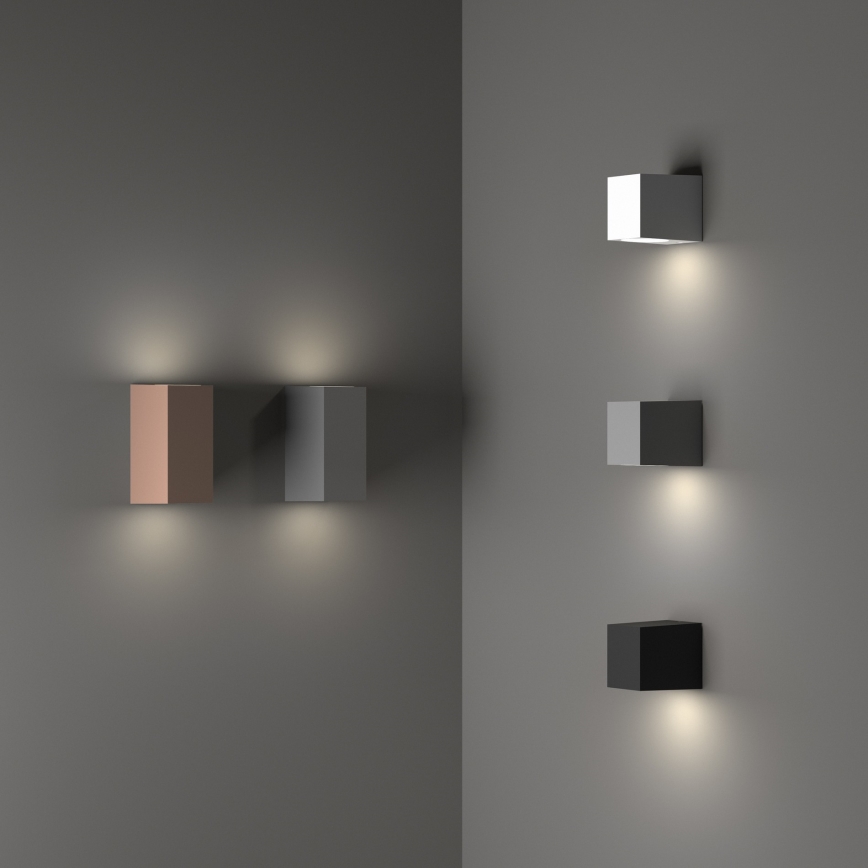 Ideal Lux - Udendørs væglampe UP 1xG9/15W/230V IP44 antracit