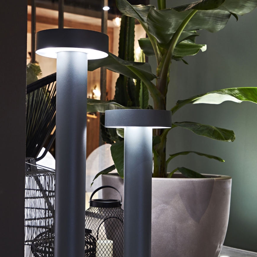 Ideal Lux - Udendørslampe 4xG9/15W/230V 60 cm IP44 antracit