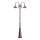 Ideal Lux - Udendørslampe CIMA 2xE27/52W/230V 216 cm IP43 brun