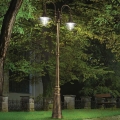 Ideal Lux - Udendørslampe CIMA 2xE27/52W/230V 216 cm IP43 patina