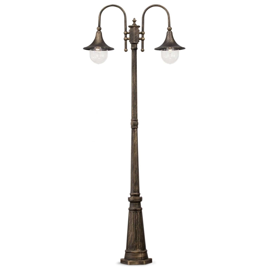 Ideal Lux - Udendørslampe CIMA 2xE27/52W/230V 216 cm IP43 patina