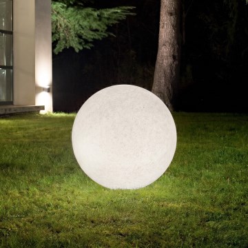 Ideal Lux - Udendørslampe DORIS 1xE27/60W/230V Ø 58 cm IP44 grå