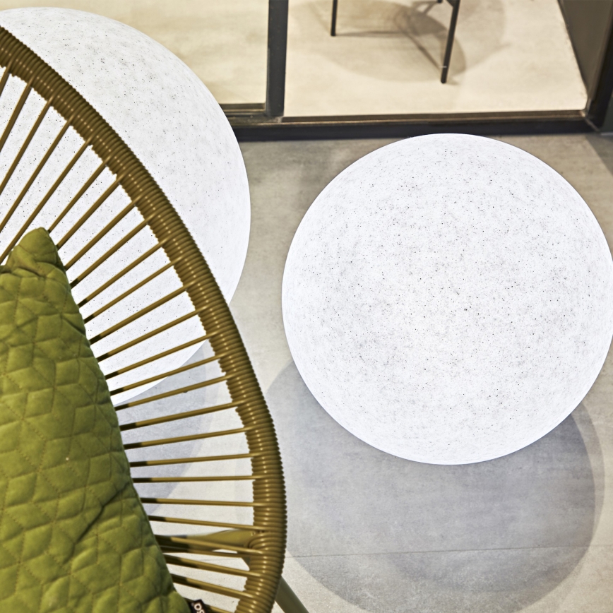 Ideal Lux - Udendørslampe DORIS 1xE27/60W/230V Ø 58 cm IP44 grå