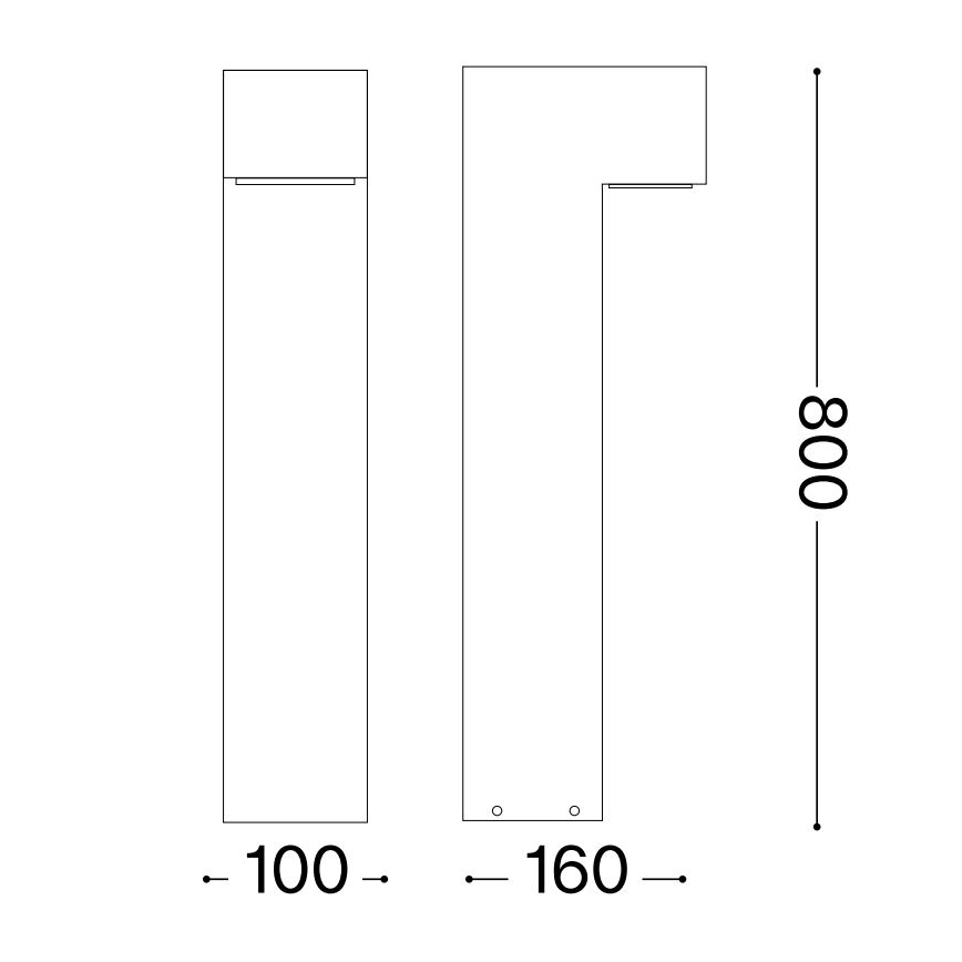 Ideal Lux - Udendørslampe SIRIO 2xG9/15W/230V IP44 hvid