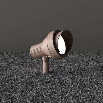 Ideal Lux - Udendørslampe TERRA 1xGU10/28W/230V IP65 brun