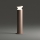 Ideal Lux - Udendørslampe TORRE 1xE27/15W/230V 60 cm IP65 brun