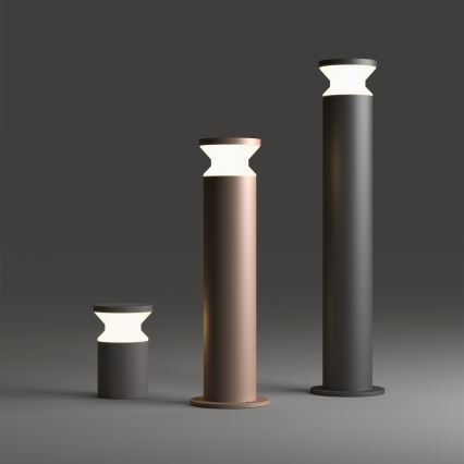 Ideal Lux - Udendørslampe TORRE 1xE27/15W/230V 80 cm IP65 sort