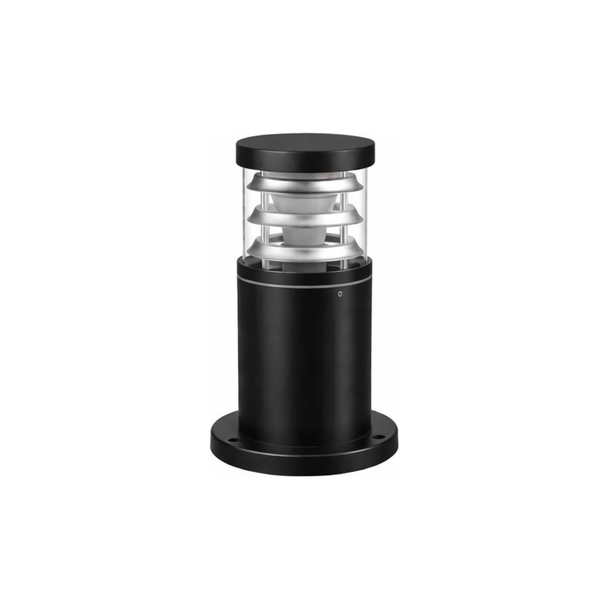 Ideal Lux - Udendørslampe TRONCO 1xE27/42W/230V 25 cm IP65 sort