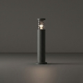 Ideal Lux - Udendørslampe TRONCO 1xE27/42W/230V 60 cm IP65 antracit