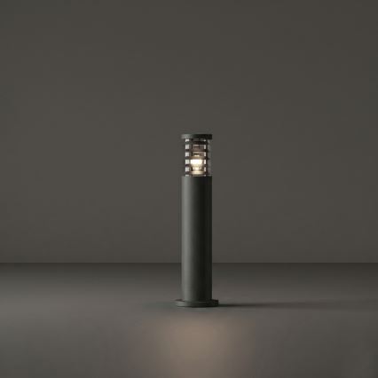 Ideal Lux - Udendørslampe TRONCO 1xE27/42W/230V 60 cm IP65 antracit