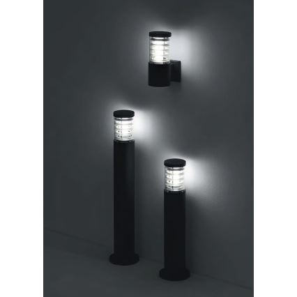 Ideal Lux - Udendørslampe TRONCO 1xE27/42W/230V 60 cm IP65 grå