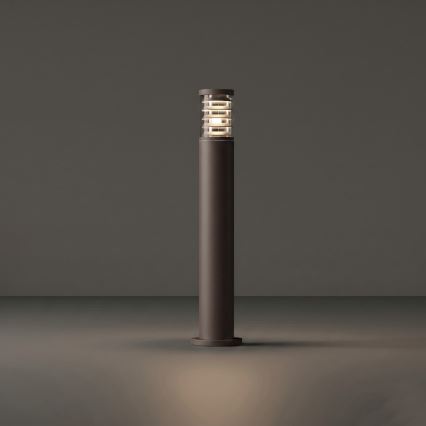 Ideal Lux - Udendørslampe TRONCO 1xE27/42W/230V 80 cm IP65 brun