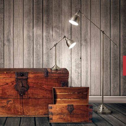 Ideal Lux - Væglampe 1xE27/42W/230V bronzefarvet