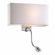 Ideal Lux - Væglampe 1xE27/60W/230V + 1x1W/LED