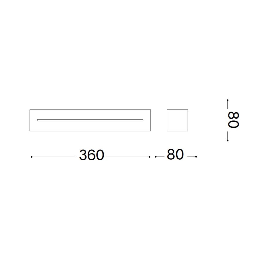Ideal Lux - Væglampe 2xE14/40W/230V hvid