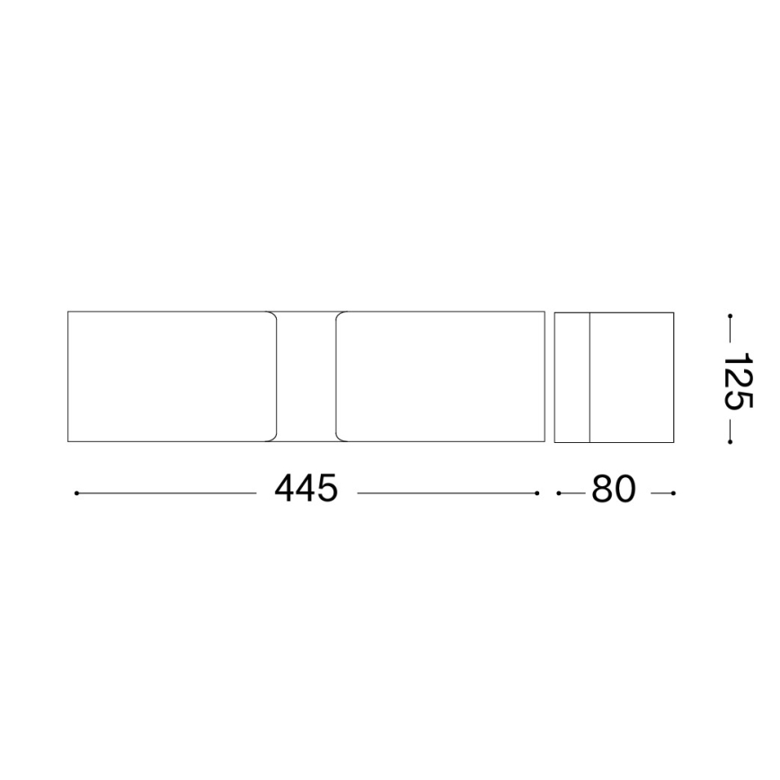 Ideal Lux - Væglampe 2xE27/60W/230V