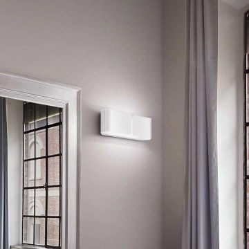 Ideal Lux - Væglampe CLIP 2xE27/60W/230V hvid
