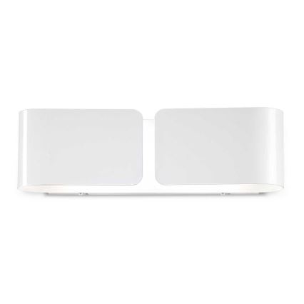 Ideal Lux - Væglampe CLIP 2xE27/60W/230V hvid