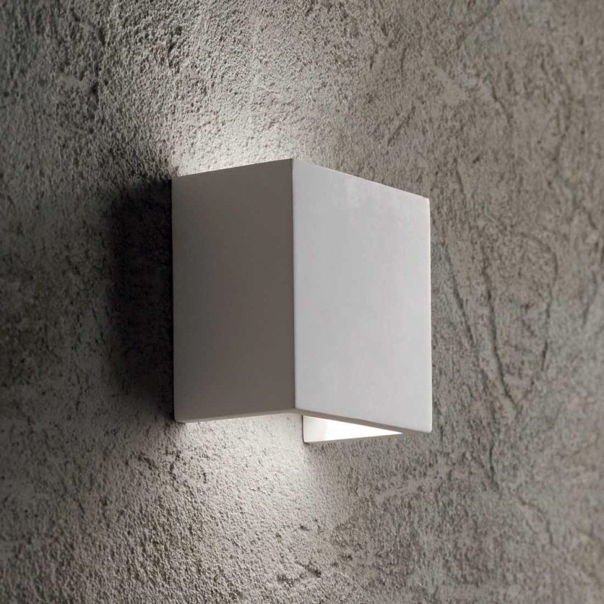 Ideal Lux - Væglampe FLASH GESSO 1xG9/40W/230V hvid