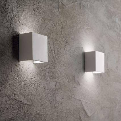 Ideal Lux - Væglampe FLASH GESSO 1xG9/40W/230V hvid