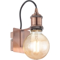 Ideal Lux - Væglampe FRIDA 1xE27/60W/230V kobber
