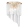 Ideal Lux - Væglampe i krystal CARLTON 3xE14/40W/230V guldfarvet
