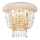 Ideal Lux - Væglampe i krystal DUBAI 2xE14/28W/230V guldfarvet