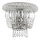 Ideal Lux - Væglampe i krystal DUBAI 2xE14/28W/230V skinnende krom