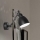 Ideal Lux - Væglampe NEWTON 1xE27/42W/230V sort