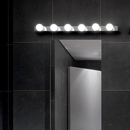 Ideal Lux - Væglampe PRIVE 6xE14/40W/230V skinnende krom