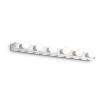 Ideal Lux - Væglampe PRIVE 6xE14/40W/230V skinnende krom