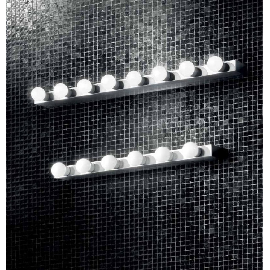 Ideal Lux - Væglampe PRIVE 6xE14/40W/230V skinnende krom