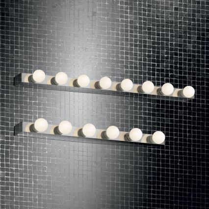 Ideal Lux - Væglampe PRIVE 6xE14/40W/230V skinnende krom