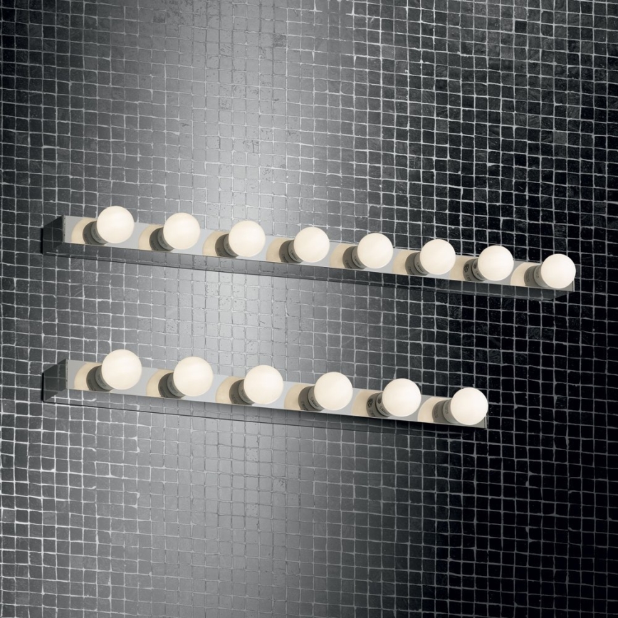 Ideal Lux - Væglampe PRIVE 6xE14/40W/230V skinnende krom