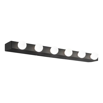 Ideal Lux - Væglampe PRIVE 6xE14/40W/230V sort