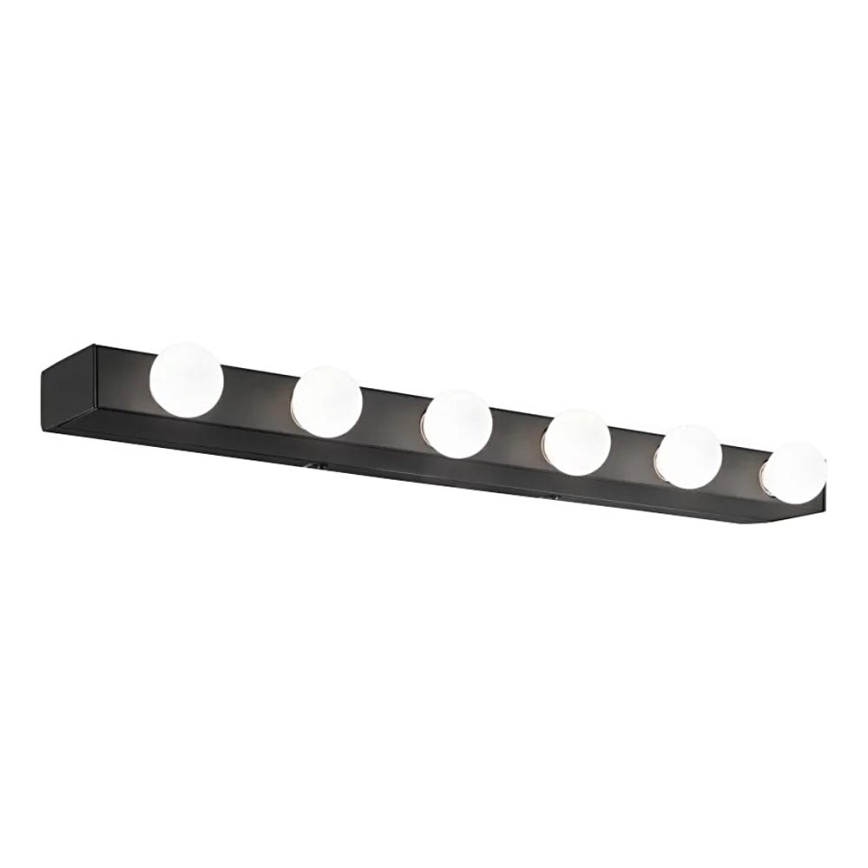 Ideal Lux - Væglampe PRIVE 6xE14/40W/230V sort
