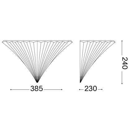 Ideal Lux - Væglampe SANTA 1xE14/40W/230V klar