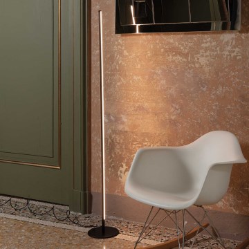 Ideal Lux - YOKO dæmpbar LED-gulvlampe LED/16W/230V CRI 90 sort