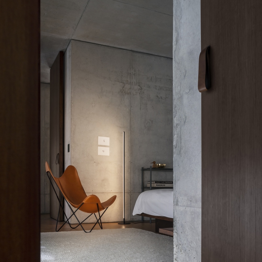 Ideal Lux - YOKO dæmpbar LED-gulvlampe LED/16W/230V CRI 90 sort