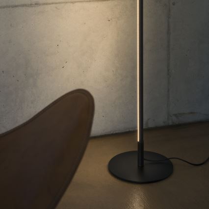 Ideal Lux - YOKO dæmpbar LED-gulvlampe LED/16W/230V CRI 90 sort