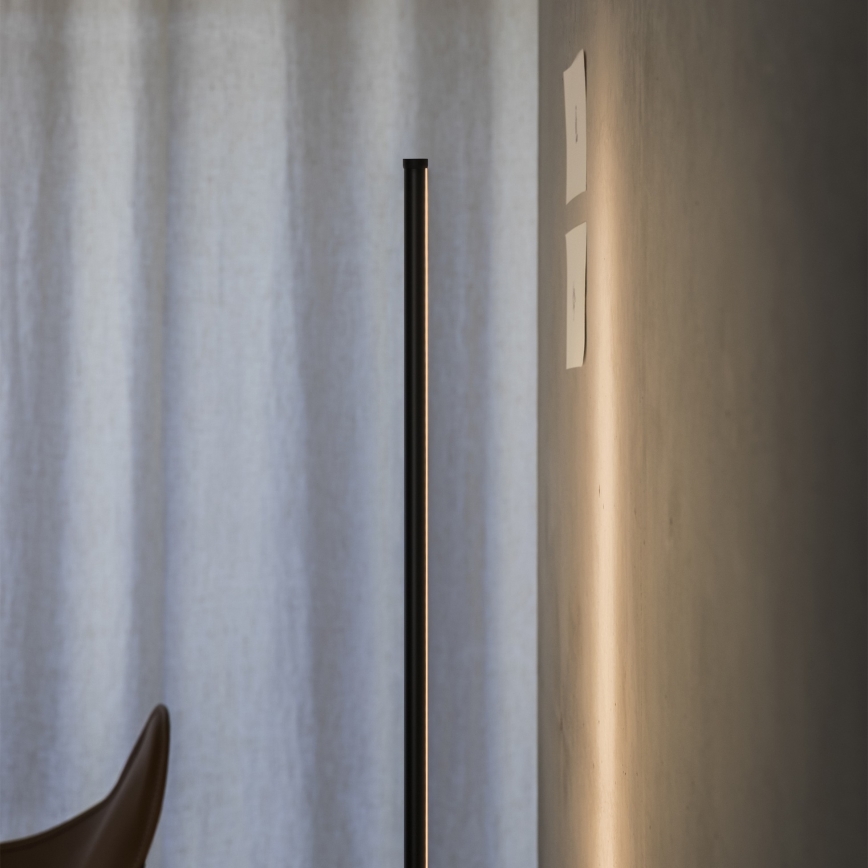 Ideal Lux - YOKO dæmpbar LED-gulvlampe LED/16W/230V CRI 90 sort