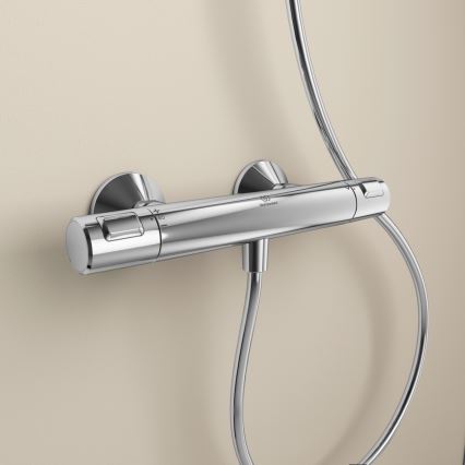 Ideal Standard A7201AA - Termostatisk brusebatteri CERATHERM T25 poleret krom