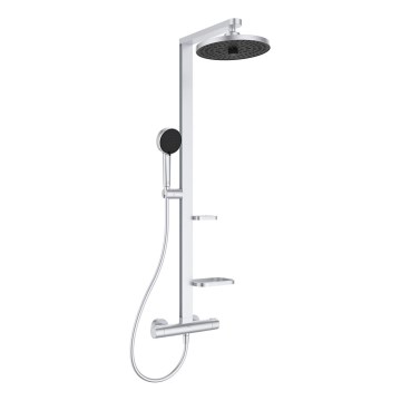 Ideal Standard BD583SI - Brusesæt med termostatbatteri CERATHERM ALU+ i mat krom