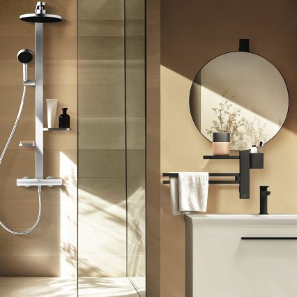 Ideal Standard BD583SI - Brusesæt med termostatbatteri CERATHERM ALU+ i mat krom