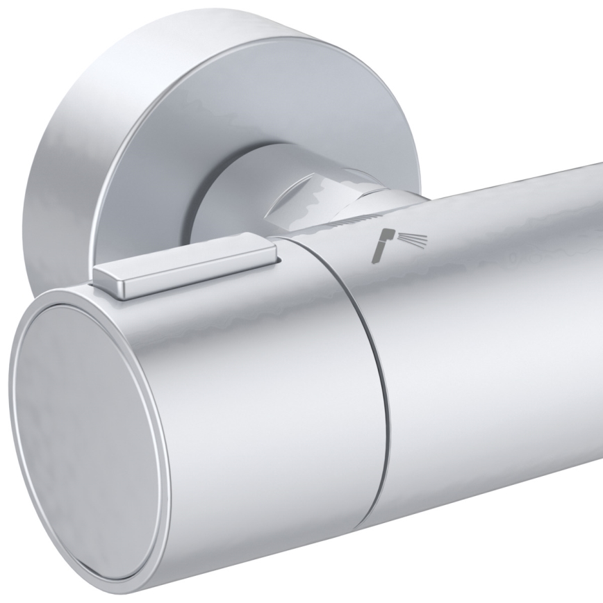 Ideal Standard BD583SI - Brusesæt med termostatbatteri CERATHERM ALU+ i mat krom