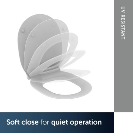 Ideal Standard E036601 - Toiletsæde SoftClose CONNECT AIR hvid