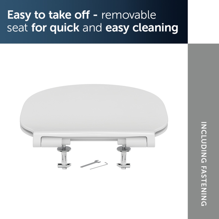 Ideal Standard E036601 - Toiletsæde SoftClose CONNECT AIR hvid