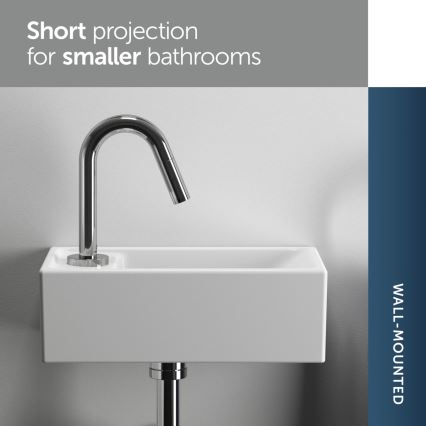 Ideal Standard E211301 - Væghængt håndvask I.LIFE S 37x21 cm keramisk/hvid